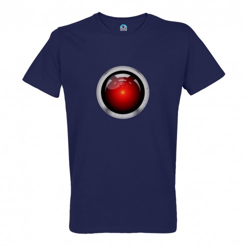 T-shirt Homme Col Rond Hal 9000 Geek Espace Science Fiction Film