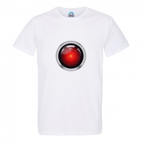 T-shirt Homme Col Rond Hal 9000 Geek Espace Science Fiction Film