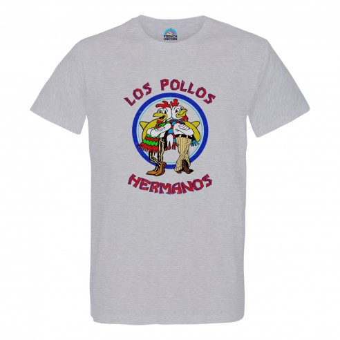T-shirt Homme Col Rond Los Pollos Hermanos Geek Jeux Video Serie Film