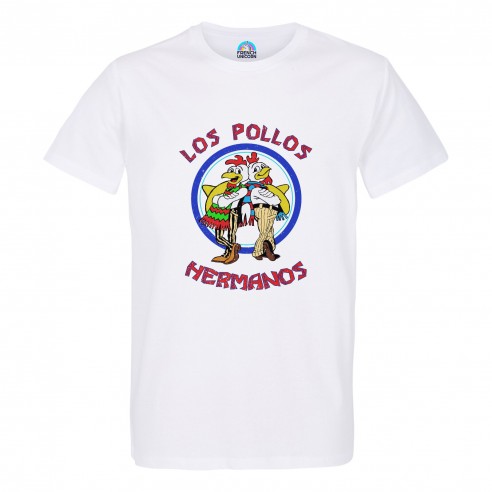 T-shirt Homme Col Rond Los Pollos Hermanos Geek Jeux Video Serie Film