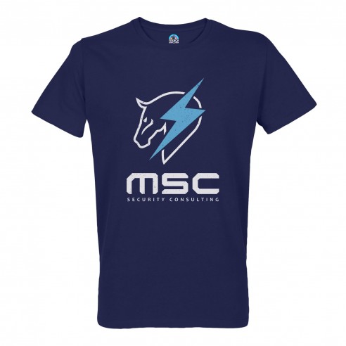 T-shirt Homme Col Rond MSC Security Consulting Geek Jeux Video Serie Film