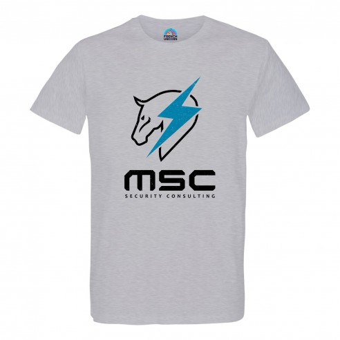 T-shirt Homme Col Rond MSC Security Consulting Geek Jeux Video Serie Film