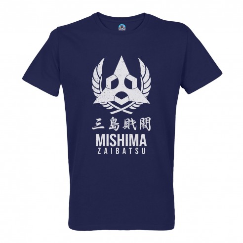 T-shirt Homme Col Rond Mishima Zaibatsu Geek Jeux Video Combat