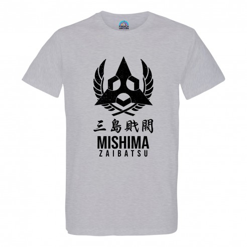 T-shirt Homme Col Rond Mishima Zaibatsu Geek Jeux Video Combat