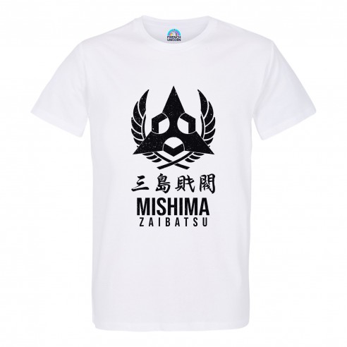T-shirt Homme Col Rond Mishima Zaibatsu Geek Jeux Video Combat