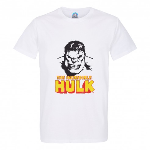 T-shirt Homme Col Rond The Incredible Hulk Super Héros BD Film Geek
