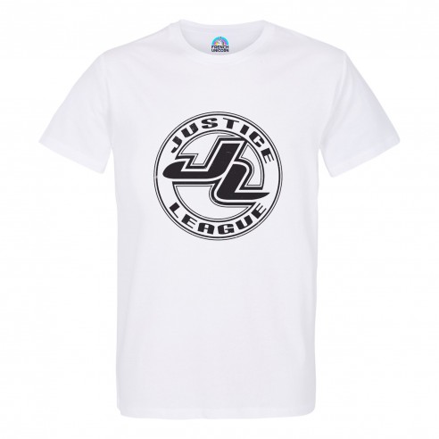 T-shirt Homme Col Rond Justice League Super Héros BD Film Geek