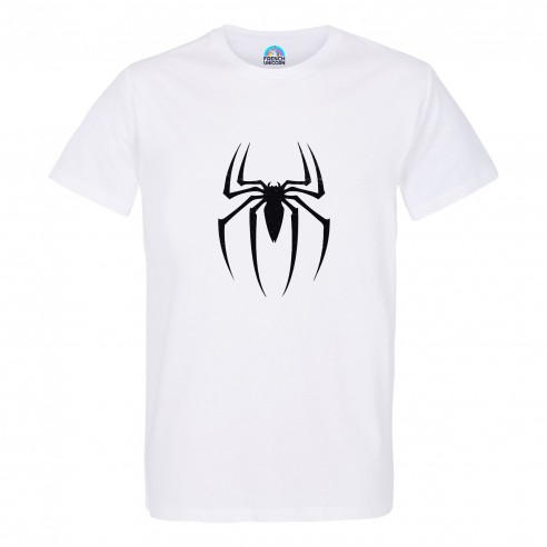 T-shirt Homme Col Rond Spiderman Logo Super Héros BD Film Geek