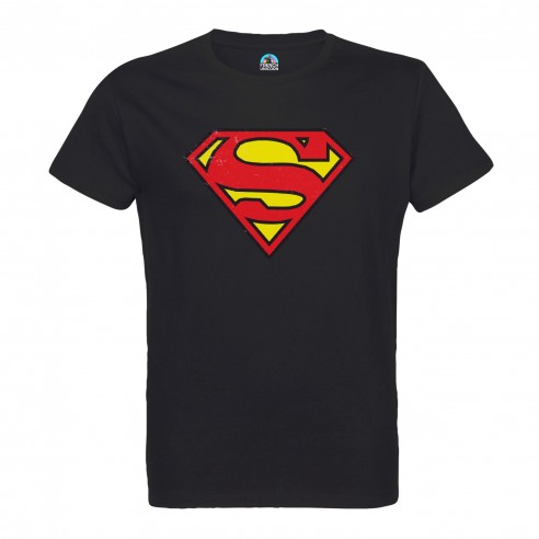 T-shirt Homme Col Rond Superman Super Héros BD Film Geek