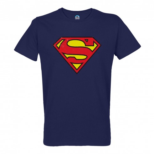 T-shirt Homme Col Rond Superman Super Héros BD Film Geek