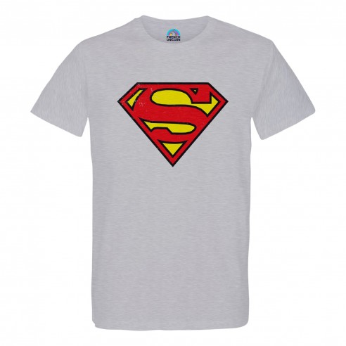 T-shirt Homme Col Rond Superman Super Héros BD Film Geek
