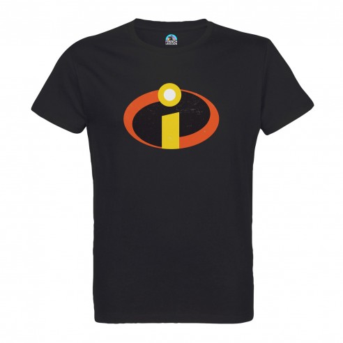 T-shirt Homme Col Rond The Incredibles Logo Super Héros BD Film Geek
