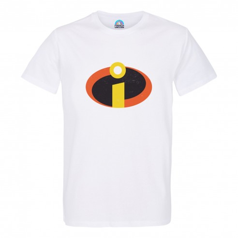 T-shirt Homme Col Rond The Incredibles Logo Super Héros BD Film Geek