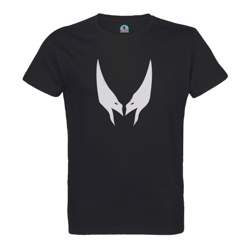 T-shirt Homme Col Rond Wolverine Symbole Super Héros BD Film Geek