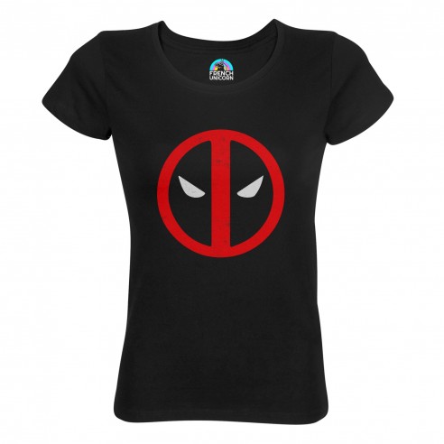 T-shirt Femme Col Echancré Deadpool Super Héros BD Film Geek