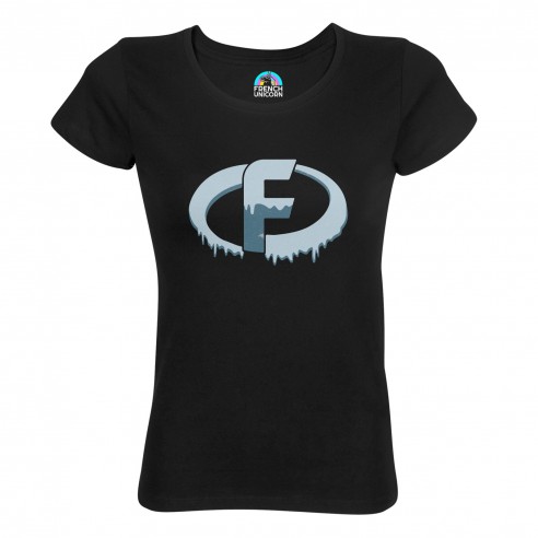 T-shirt Femme Col Echancré Frozone Super Héros BD Film Geek