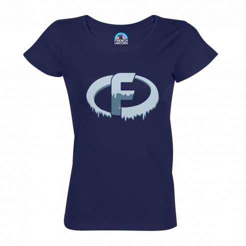 T-shirt Femme Col Echancré Frozone Super Héros BD Film Geek