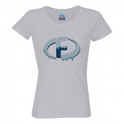 T-shirt Femme Col Echancré Frozone Super Héros BD Film Geek