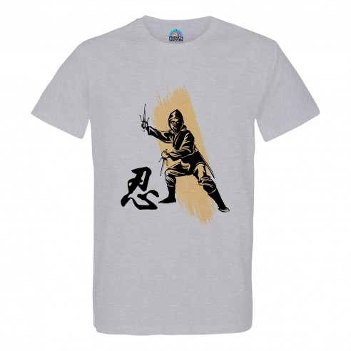 T-shirt Homme Col Rond Ninja Arts Matiaux Manga Japon Asie Culture