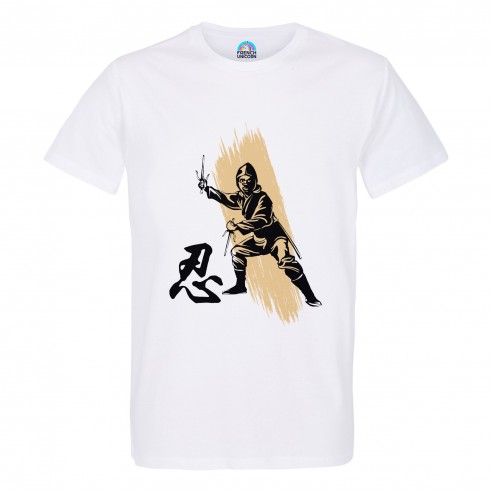 T-shirt Homme Col Rond Ninja Arts Matiaux Manga Japon Asie Culture