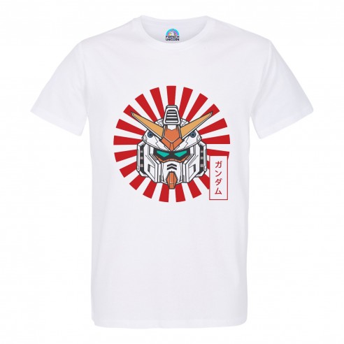 T-shirt Homme Col Rond Robot Futuriste Manga Anime Japon Asie Culture