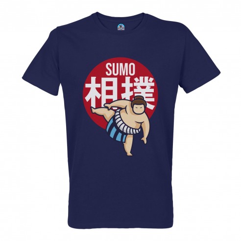 T-shirt Homme Col Rond Combat de Sumo Lutte Japon Asie Culture