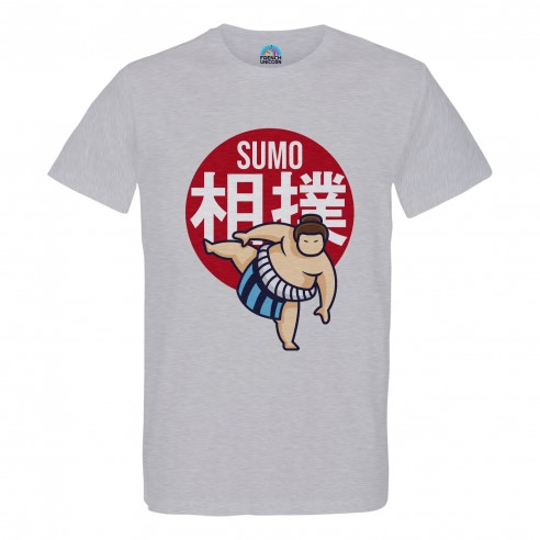T-shirt Homme Col Rond Combat de Sumo Lutte Japon Asie Culture