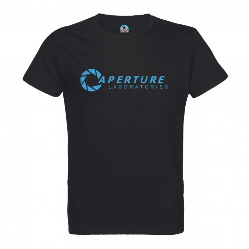 T-shirt Homme Col Rond Aperture Labs Geek Jeux Video Serie Film