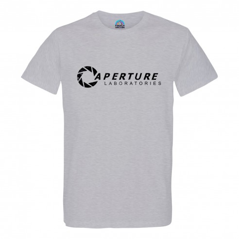 T-shirt Homme Col Rond Aperture Labs Geek Jeux Video Serie Film