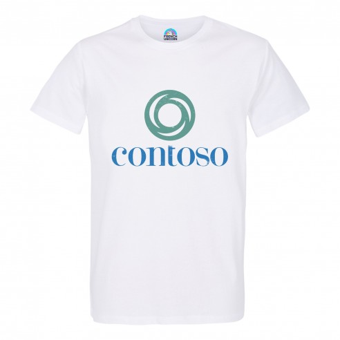 T-shirt Homme Col Rond Contoso Geek Ordinateur Informaticien