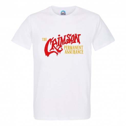 T-shirt Homme Col Rond The Crimson Permanent Assurance Geek Jeux Video Serie Film
