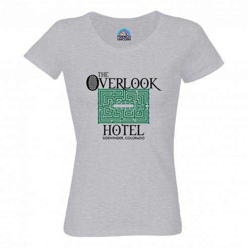 T-shirt Femme Col Echancré The Overlook Hotel Geek Jeux Video Serie Film