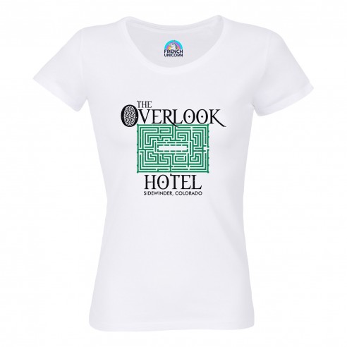 T-shirt Femme Col Echancré The Overlook Hotel Geek Jeux Video Serie Film