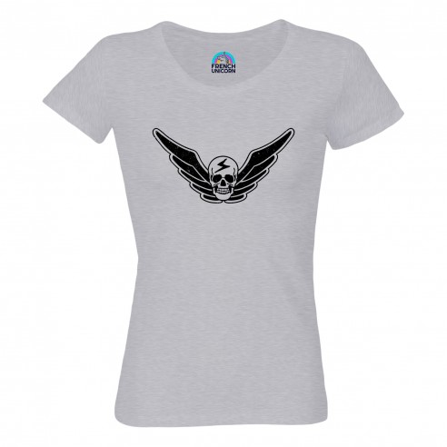 T-shirt Femme Col Echancré Shadaloo Geek Jeux Video Combat Boxe