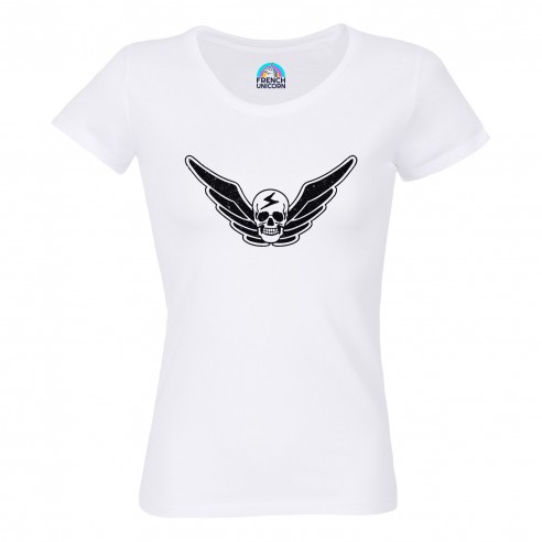 T-shirt Femme Col Echancré Shadaloo Geek Jeux Video Combat Boxe