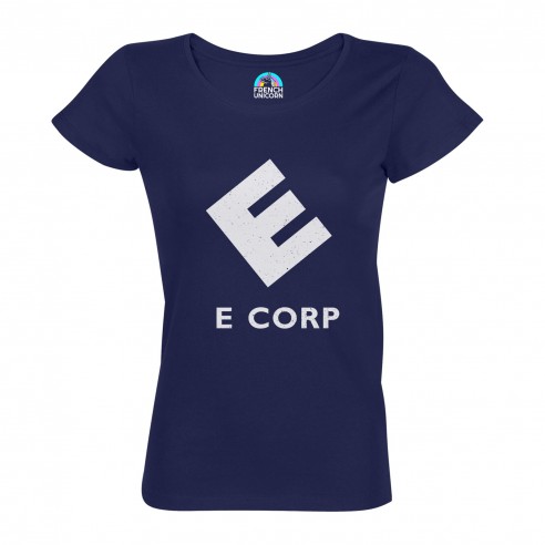 T-shirt Femme Col Echancré E corp. Evil Geek Robot Serie TV