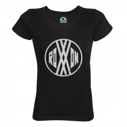 T-shirt Femme Col Echancré Roxxon Energy Corportation Geek Jeux Video Serie Film