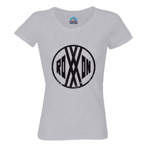 T-shirt Femme Col Echancré Roxxon Energy Corportation Geek Jeux Video Serie Film