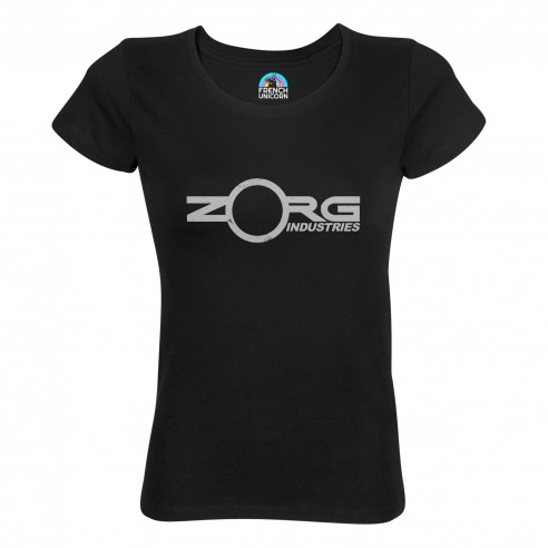 T-shirt Femme Col Echancré Zorg Industries Geek Science Fiction Film