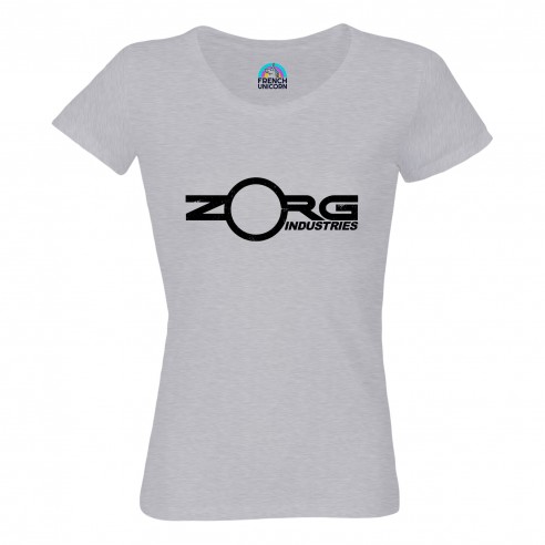 T-shirt Femme Col Echancré Zorg Industries Geek Science Fiction Film