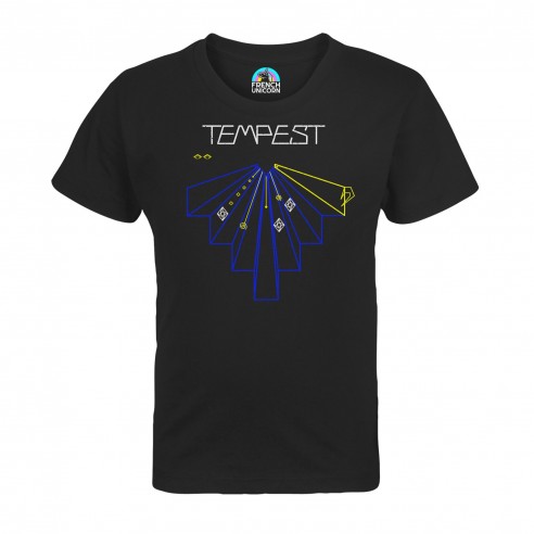 T-shirt Enfant Tempest Arcade Jeux Vidéo Retro Gaming Vintage