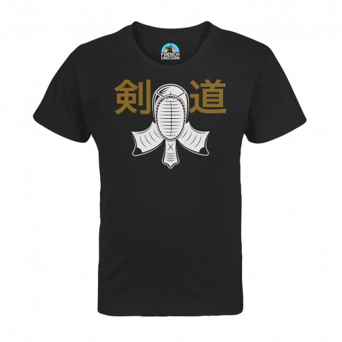 T-shirt Enfant Kendo Art Martial Samurai Japon Asie Culture