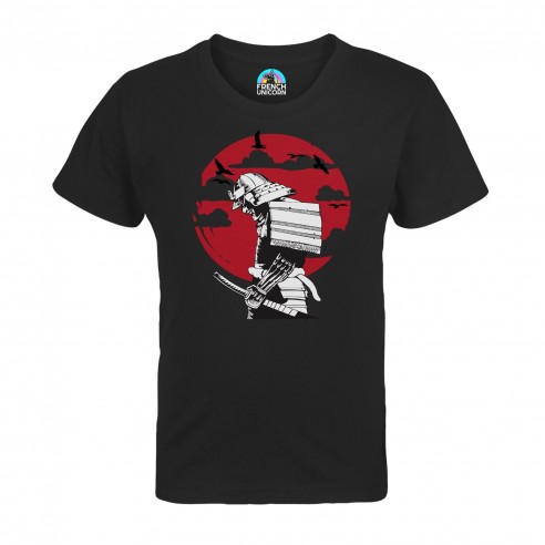 T-shirt Enfant Samurai Soleil Levant Japon Asie Culture Arts Martiaux