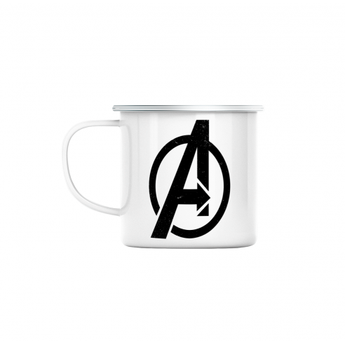 Mug GEEK en Métal Emaillé Avengers Super Héros BD Film Geek