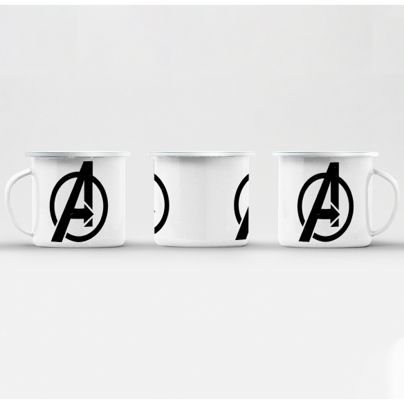 Mug GEEK en Métal Emaillé Avengers Super Héros BD Film Geek