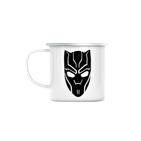 Mug GEEK en Métal Emaillé Black Panther Super Héros BD Film Geek