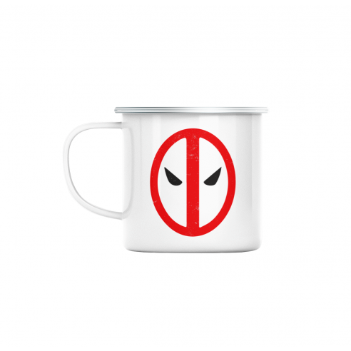 Mug GEEK en Métal Emaillé Deadpool Super Héros BD Film Geek