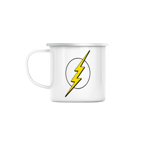 Mug GEEK en Métal Emaillé Flash Super Héros BD Film Geek