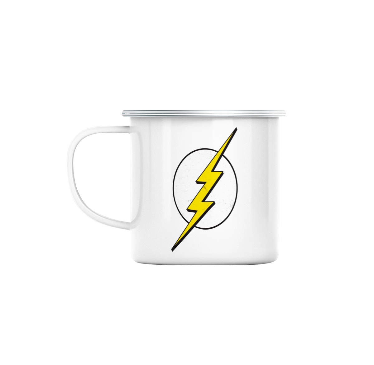Mug GEEK en Métal Emaillé Flash Super Héros BD Film Geek