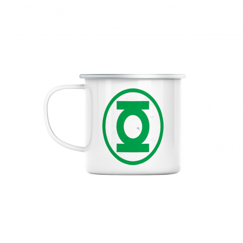 Mug GEEK en Métal Emaillé Green Lantern Super Héros BD Film Geek